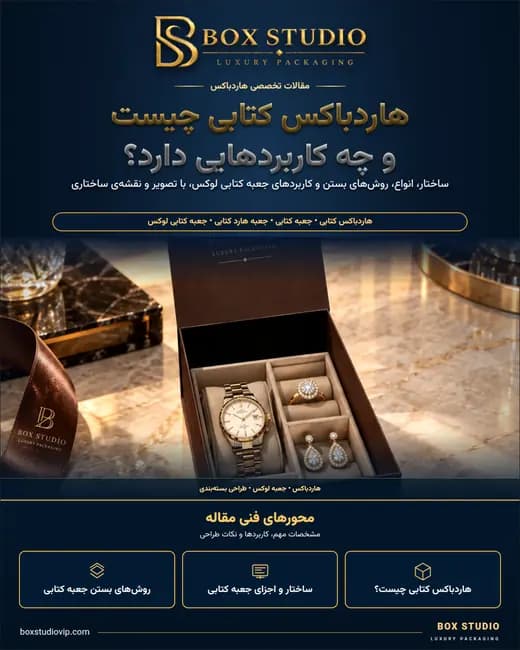جلد مقاله: هاردباکس کتابی چیست و چه کاربردهایی دارد؟