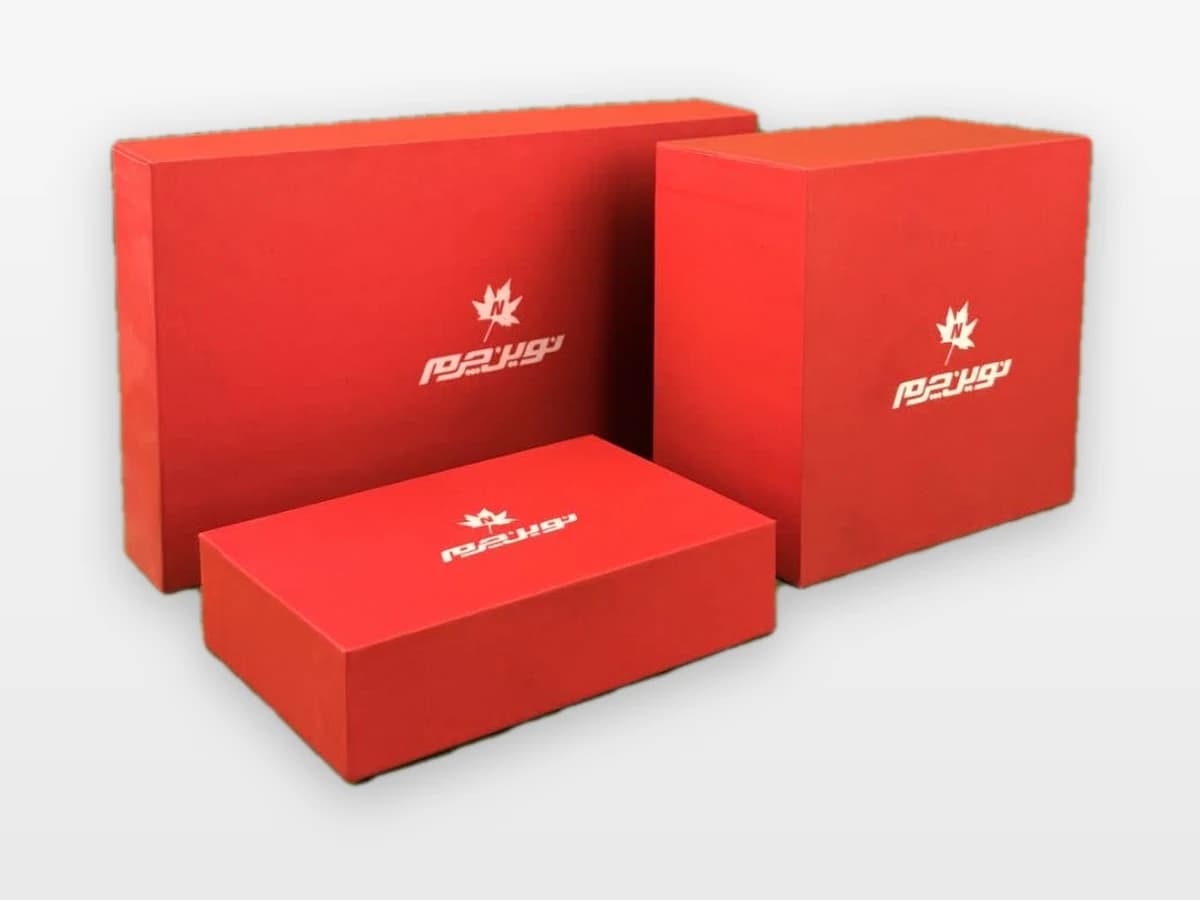 ست جعبه محصولات چرمی — پروژهٔ واقعی BOX STUDIO