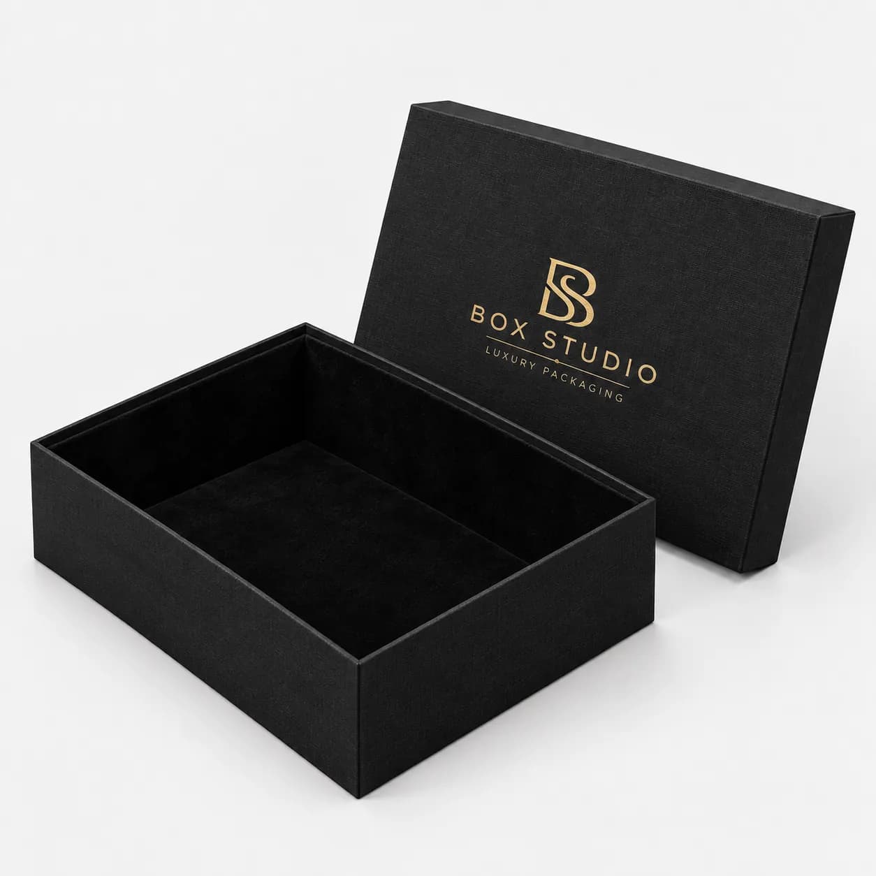 جعبه هاردباکس درب و زیره مشکی طلاکوب — نمای فضای داخلی جعبه هاردباکس درب و زیره مشکی طلاکوب — نمای فضای داخلی